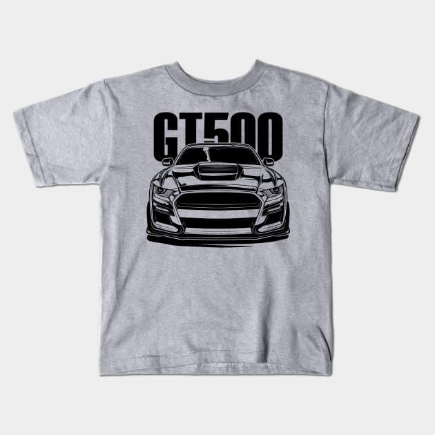 Shelby Mustang GT500 Kids T-Shirt by idrdesign